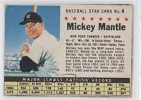 Mickey Mantle (Hand Cut) [Good to VG‑EX]