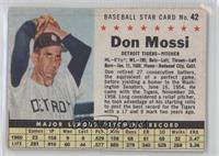 Don Mossi (Hand Cut) [Good to VG‑EX]