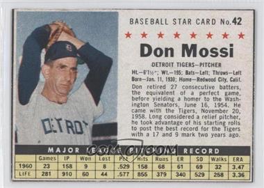 1961 Post - [Base] #42.1 - Don Mossi (Hand Cut)