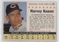 Harvey Kuenn (Perforated, Traded from Cleveland Indians, AL in 1960.)