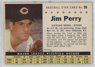 1961 Post - [Base] #59.2 - Jim Perry (Perforated)