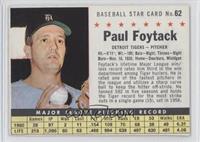 Paul Foytack (Perforated) [Noted]