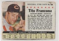 Tito Francona (Hand Cut) [Poor to Fair]