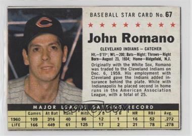 1961 Post - [Base] #67.1 - Johnny Romano (Hand Cut) [Noted]