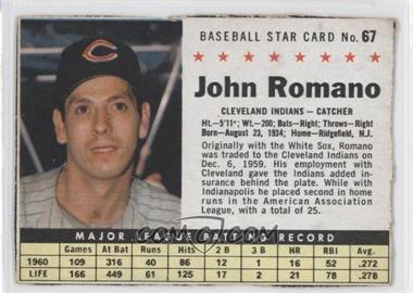 1961 Post - [Base] #67.1 - Johnny Romano (Hand Cut) [Poor to Fair]