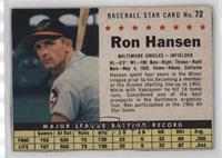 Ron Hansen (Hand Cut)