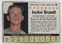 Jackie Brandt (Hand Cut)