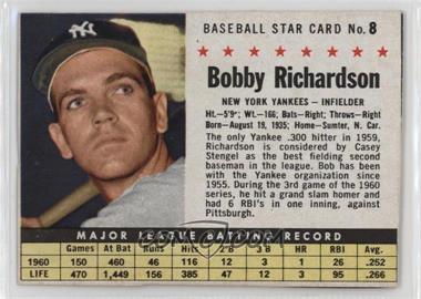 1961 Post - [Base] #8.1 - Bobby Richardson (Hand Cut)