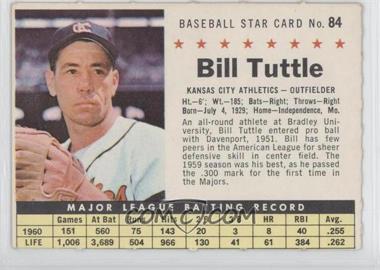 1961 Post - [Base] #84.2 - Bill Tuttle (Perforated)