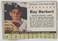 Ray Herbert (Hand Cut) [Poor to Fair]