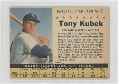 1961 Post - [Base] #9.2 - Tony Kubek (Perforated) [Noted]