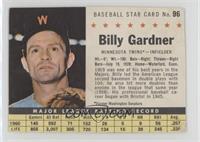 Billy Gardner (Perforated, Minnesota Twins) [Good to VG‑EX]