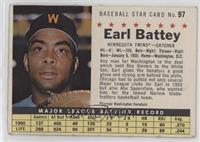 Earl Battey (Perforated, Minnesota Twins)