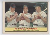 A's Big Armor (Norm Siebern, Hank Bauer, Jerry Lumpe)