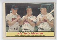 A's Big Armor (Norm Siebern, Hank Bauer, Jerry Lumpe) [Noted]