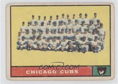 1961 Topps - [Base] #122 - Chicago Cubs Team [Good to VG‑EX]