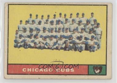 1961 Topps - [Base] #122 - Chicago Cubs Team [Poor to Fair]