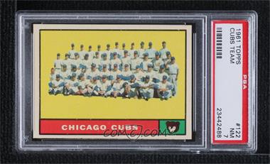 1961 Topps - [Base] #122 - Chicago Cubs Team [PSA 7 NM]