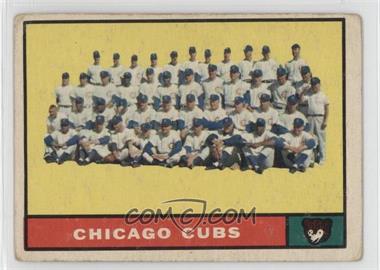 1961 Topps - [Base] #122 - Chicago Cubs Team