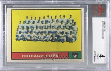 1961 Topps - [Base] #122 - Chicago Cubs Team [BVG 4 VG‑EX]