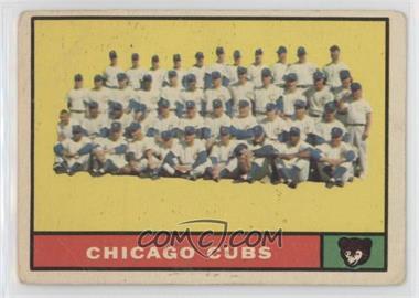 1961 Topps - [Base] #122 - Chicago Cubs Team [Good to VG‑EX]