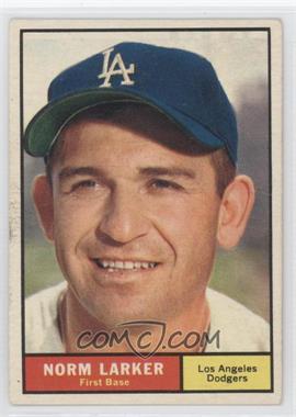 1961 Topps - [Base] #130 - Norm Larker [Noted]