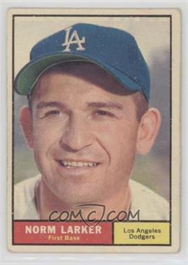 1961 Topps - [Base] #130 - Norm Larker [Good to VG‑EX]