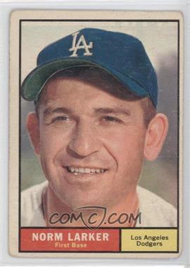 1961 Topps - [Base] #130 - Norm Larker [Good to VG‑EX]