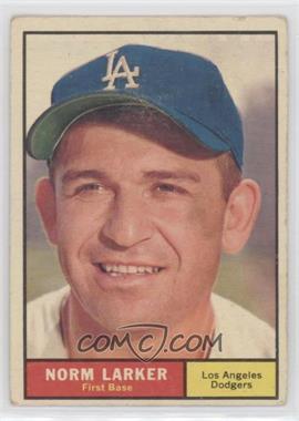 1961 Topps - [Base] #130 - Norm Larker [Good to VG‑EX]