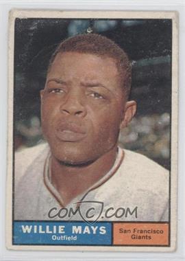 1961 Topps - [Base] #150 - Willie Mays [Poor to Fair]