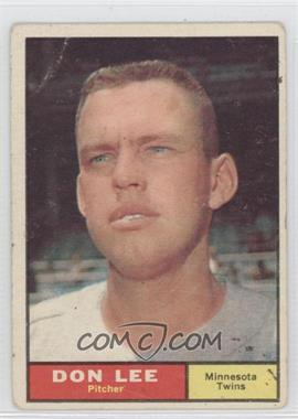 1961 Topps - [Base] #153 - Don Lee [Good to VG‑EX]