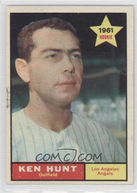 1961 Topps - [Base] #156 - Ken Hunt