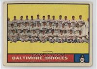 Baltimore Orioles Team