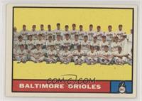 Baltimore Orioles Team [Good to VG‑EX]