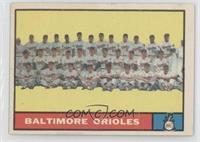 Baltimore Orioles Team