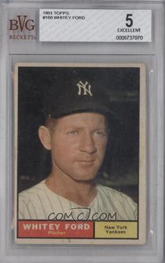 1961 Topps - [Base] #160 - Whitey Ford [BVG 5 EXCELLENT]