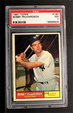 1961 Topps - [Base] #180 - Bobby Richardson [PSA 7 NM]