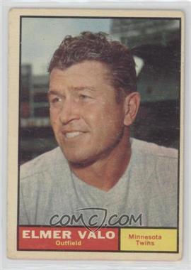 1961 Topps - [Base] #186 - Elmer Valo [Good to VG‑EX]