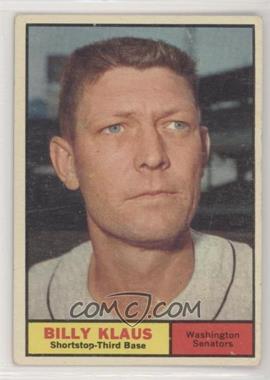 1961 Topps - [Base] #187 - Billy Klaus