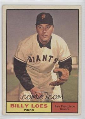 1961 Topps - [Base] #237 - Billy Loes [Good to VG‑EX]
