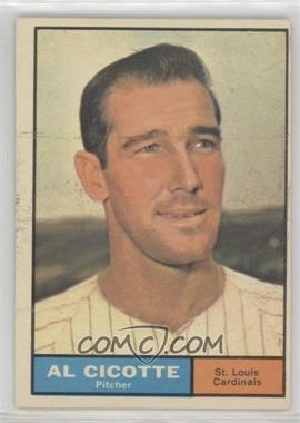 1961 Topps - [Base] #241 - Al Cicotte