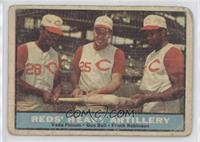 Reds' Heavy Artillery (Vada Pinson, Gus Bell, Frank Robinson) [Poor to&nbs…