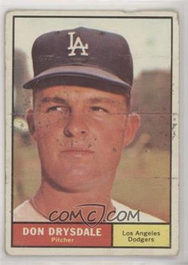 1961 Topps - [Base] #260 - Don Drysdale [Poor to Fair]