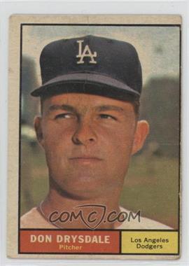 1961 Topps - [Base] #260 - Don Drysdale [Poor to Fair]