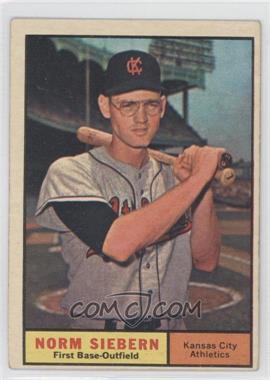 1961 Topps - [Base] #267 - Norm Siebern [Good to VG‑EX]