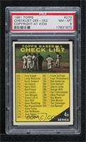 Checklist - 4th Series (Copyright Symbol near 339) [PSA 8 NM‑MT]