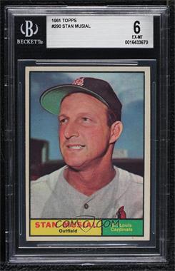 1961 Topps - [Base] #290 - Stan Musial [BGS 6 EX‑MT]