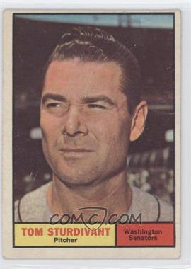 1961 Topps - [Base] #293 - Tom Sturdivant [Good to VG‑EX]