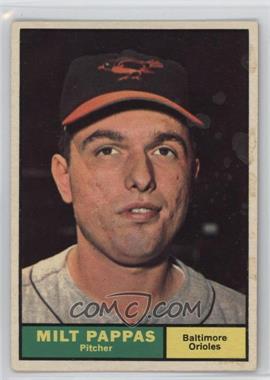 1961 Topps - [Base] #295 - Milt Pappas [Good to VG‑EX]