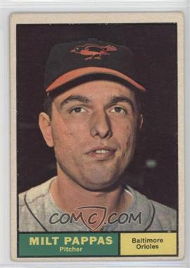 1961 Topps - [Base] #295 - Milt Pappas [Good to VG‑EX]